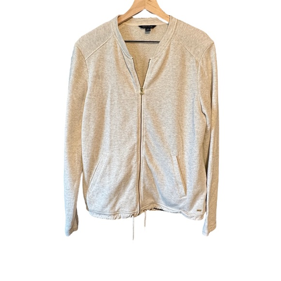 Tommy Hilfiger Jackets & Blazers - Tommy Hilfiger Gray Zip Up Jacket SIZE L